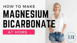 How to make magnesium bicarbonate at home!