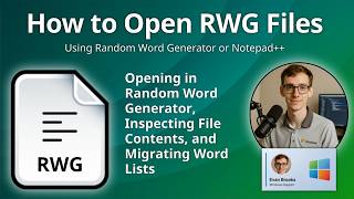 Full How to Open RWG Files (Random Word Generator Project) News