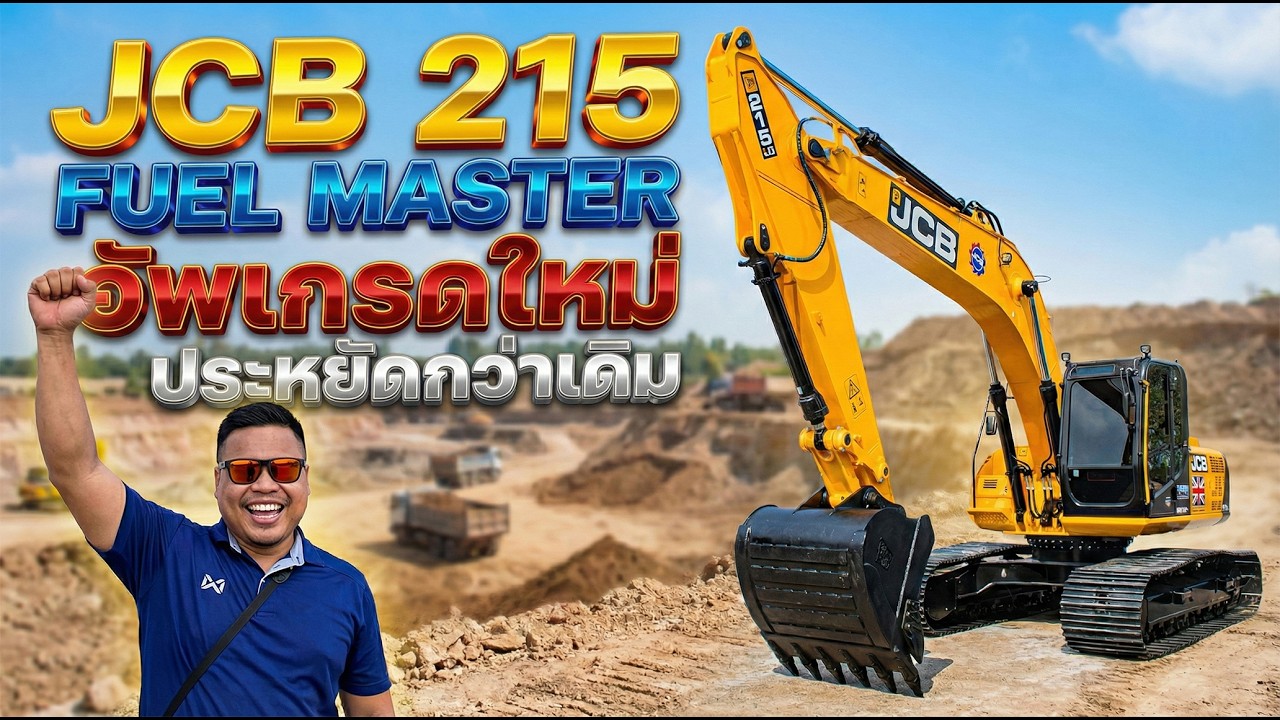 JCB 215 FUEL MASTER อัพเกรดใหม่ ประหยัดกว่าเดิม
