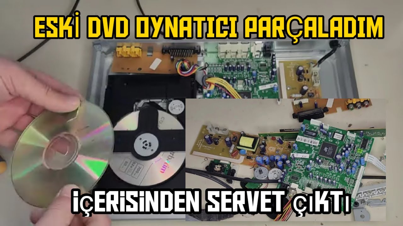 ESKİ DVD PARÇALADIM İÇİNDEN SERVET ÇIKTI - İÇİNDE HERŞEY VAR - YouTube