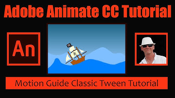 Animate CC Tutorial Classic Tween with Pencil Motion Guide