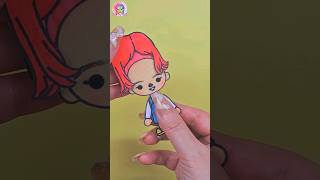 Siowei's mom Toca Boca Drawing #paperdiy #youtuber #shorts