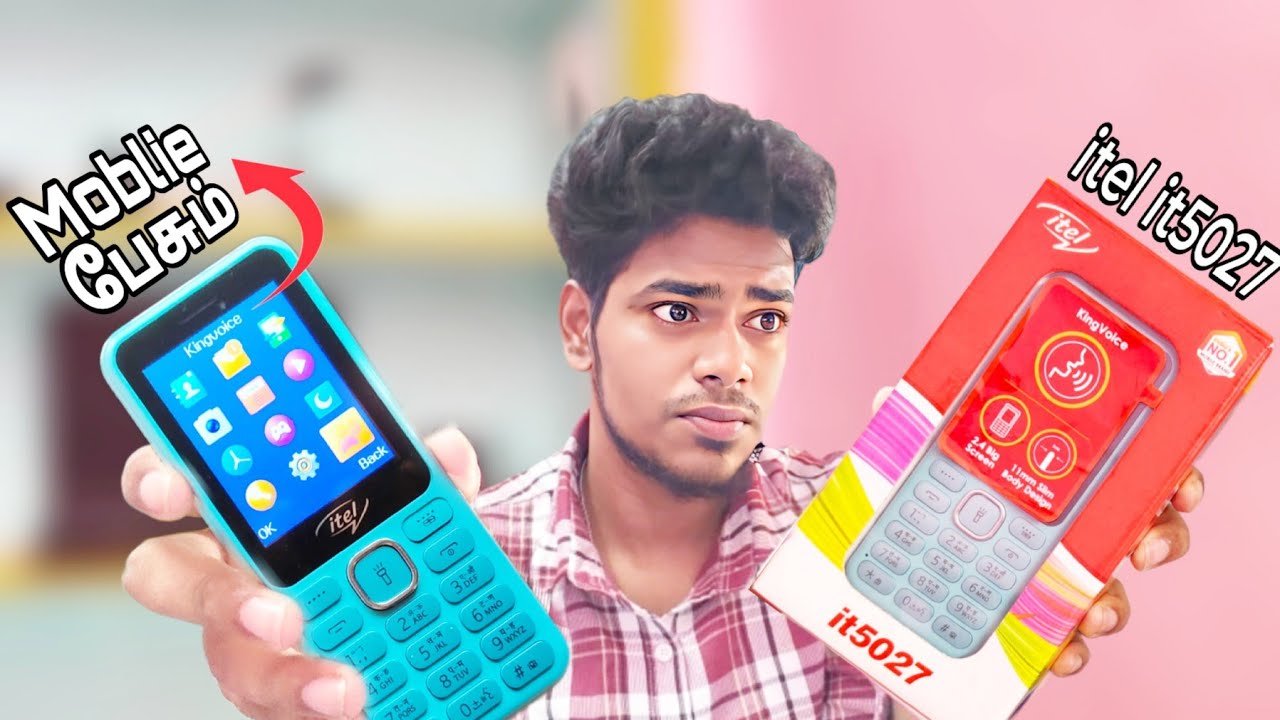itel it5027 moblie unboxing and review in tamil