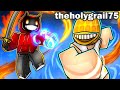 I used custom movesets to get revenge on theholygrail75 roblox the strongest battlegrounds