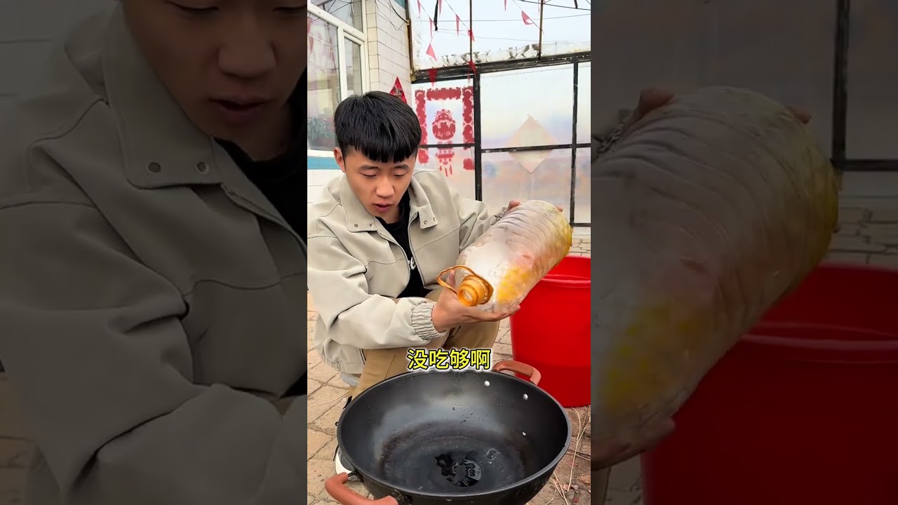 Mushroom meat sauce egg delicious taste thumbs up #Rural life#Rural flavor#Rural cuisine