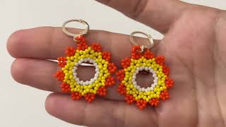 Aretes en mostacilla pequeños