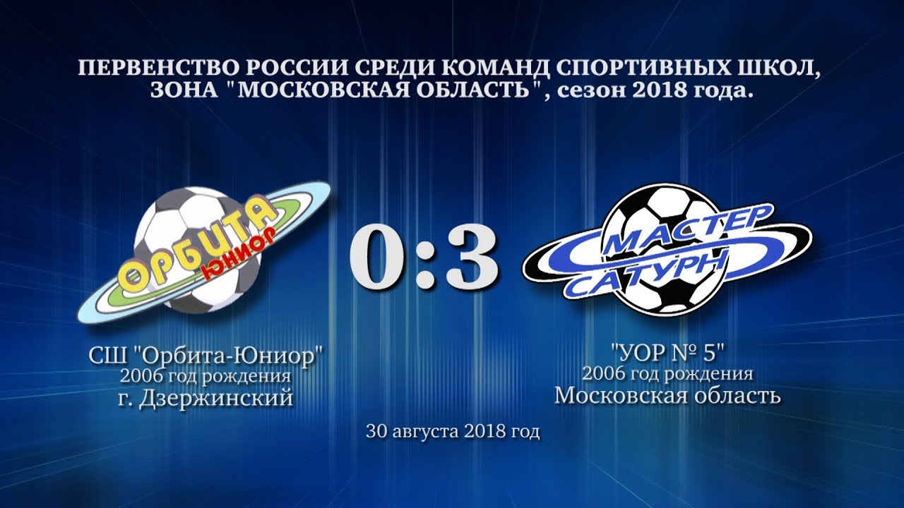 мастер сатурн фк Матч команды 2006 г.р. 30 августа 2018 год.