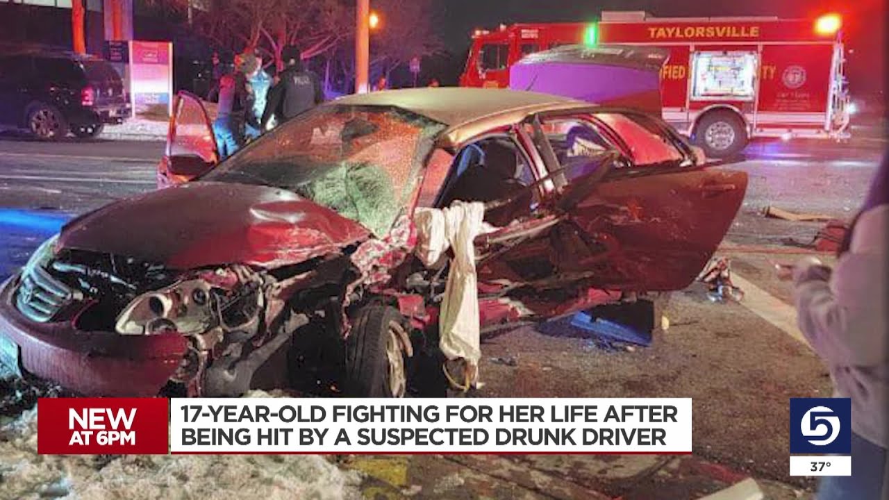 17-year-old fighting for her life after a suspected drunk driver hits ...