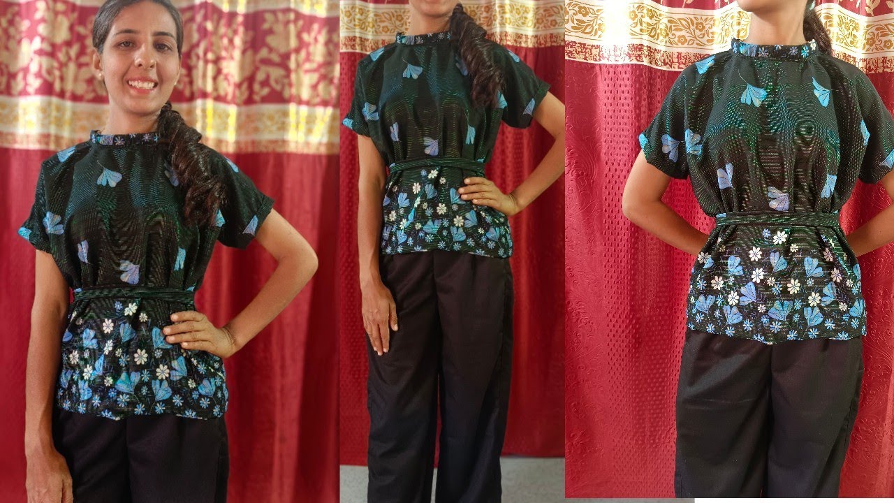 stylish top cutting and stitching|| do alg alg tarike se pahana jana ...