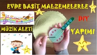 Evde Müzik Aleti Nasıl Yapılır? Mini Banjo/Özel Eğitim-Çocuk Gelişimi-Okulöncesi/Montessori Eğitimi Resimi