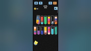 water color sort Level no 940 a best game walkthrough solution IOS/android