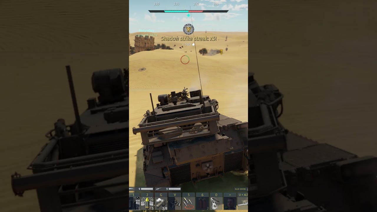 A succesfull flank TAM-2C  