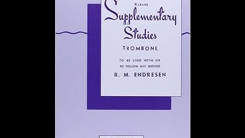 Rubank Supplementary Studies Trombone - 1