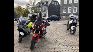 Weekend Motortrip from Groningen to Sauerland, Germany, fall 2023