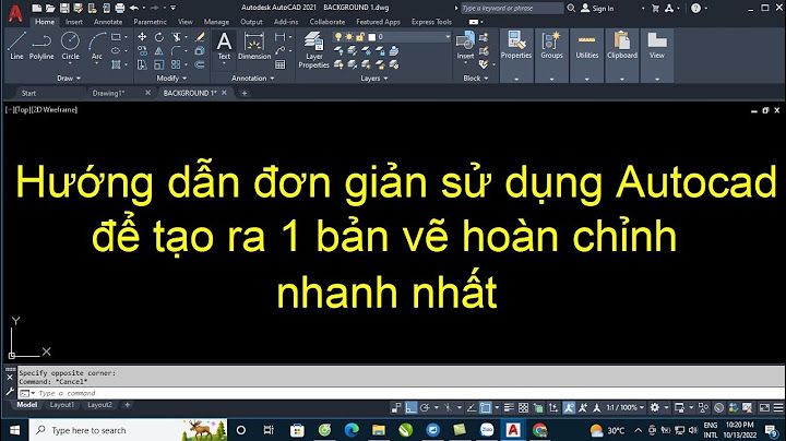 Hướng dẫn sử dụng cad