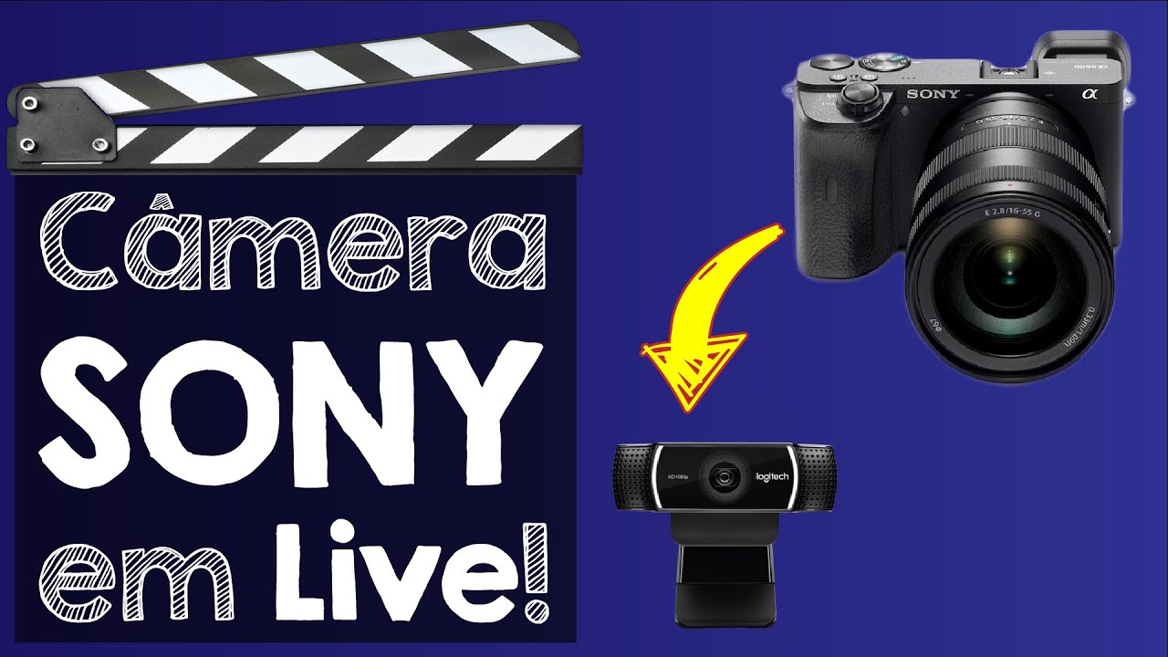 COMO FAZER LIVE STREAMING USANDO CAMERAS SONY COMO WEBCAM USB TUTORIAL By Vinicio Marzano (PT