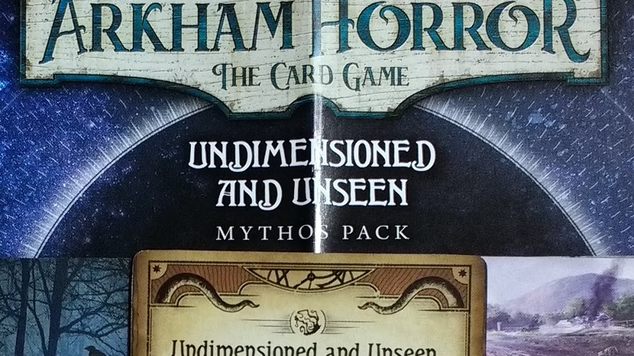 How to set up Scenario V Undimensioned and Unseen for the Dunwich Legacy Campaign AH LCG V2