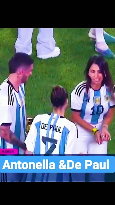 Antonella & De Paul Celebrating 😍💯#shorts #shortsvideo #football