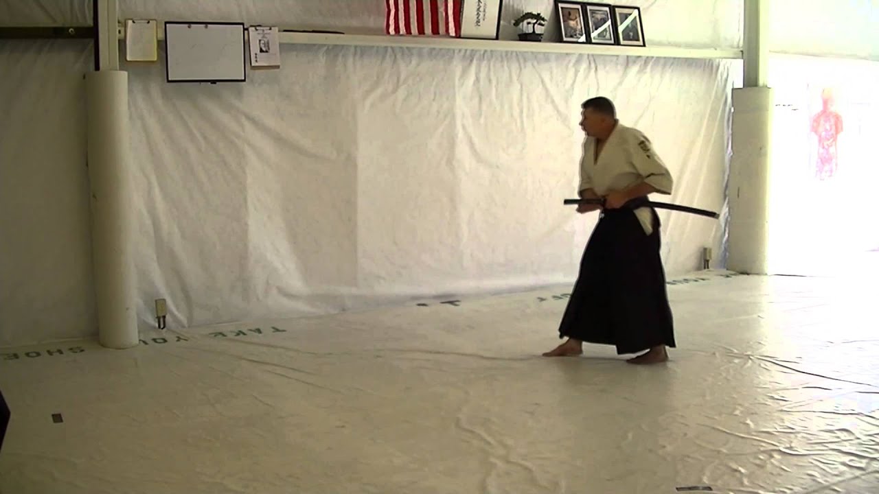 Aikitoho Iaido Kata #4 Zengogiri Shihonage