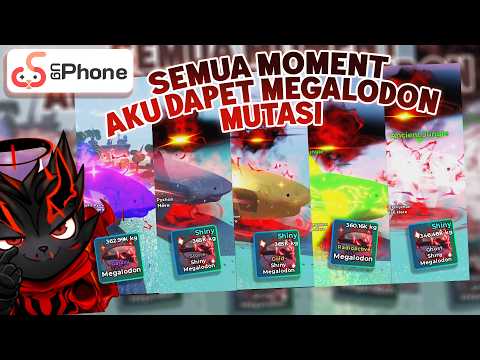 EVERY MOMENT I CAUGHT A MUTATED MEGALODON & THESE ARE THE SECRET ENCHANTS IN FISH IT!! #roblox