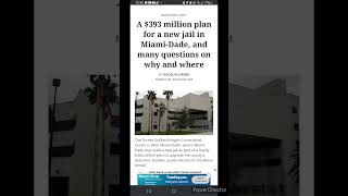 400 million to Rehab TGK Jail Facility ???? #Miami 2024