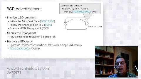 Cisco Segment Routing IPv6 (SRv6) - Record Speed Standardization and Deployment