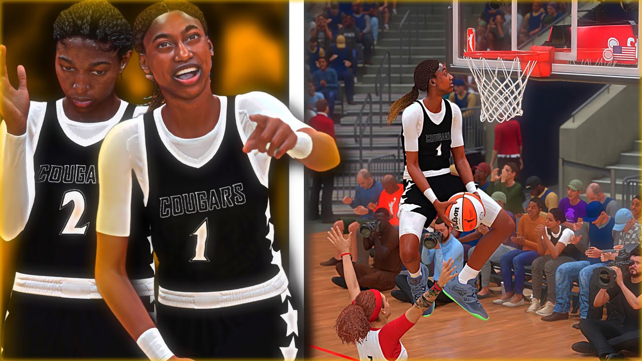 High School Basketball Girls but Playing Like NBA Players in NBA 2K24