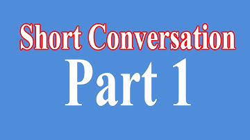 English Short Conversation - Easy English Conversation - Part 1