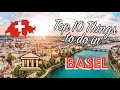 BASEL SWITZERLAND: Top 10 Things to Do | Tourist attractions + Tour of the City | Museums, Rhine +