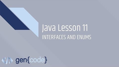 Java Interfaces and Enums (11)
