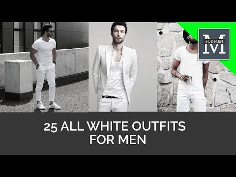 25 All White Outfits For Men