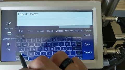 Meenjet MX2 Printer - How to Create & Select Two Line Message