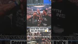 Kittle & Hali at WrestleMania 🍻