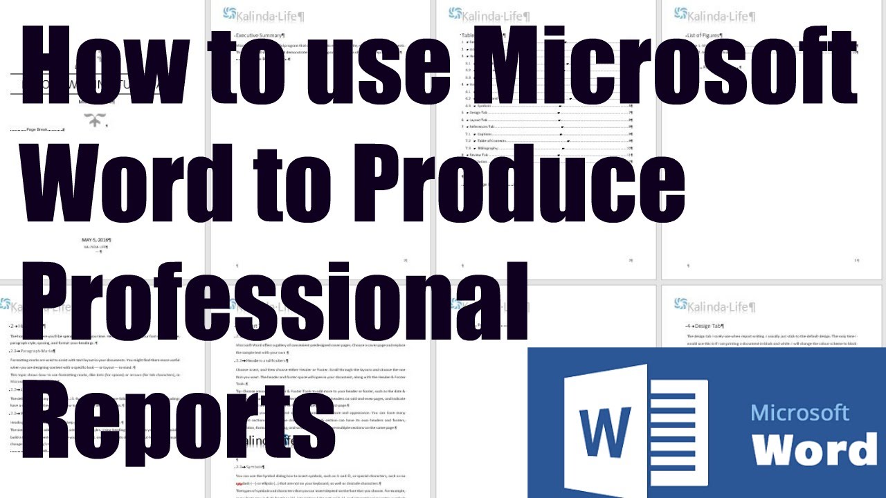 How to use Microsoft Word for Report Writing Intended For Microsoft Word Templates Reports