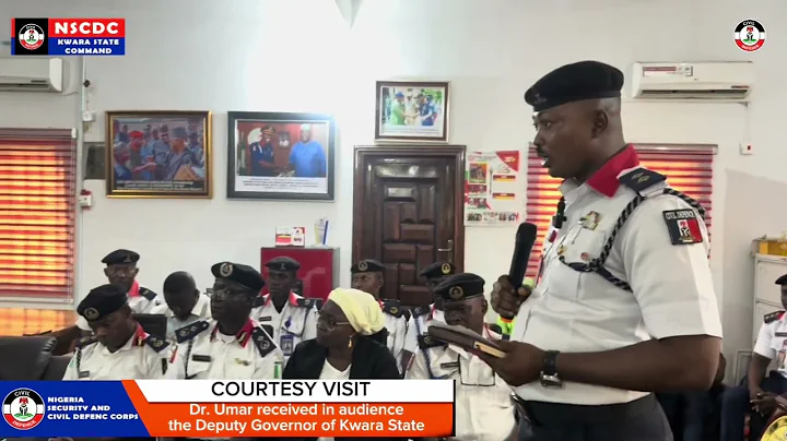 Deputy Governor Visits NSCDC Kwara State Command, Reiterates Government’s Support for Security