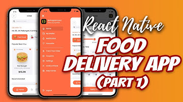 LCRN EP16 - Food Delivery App (Part 1) - React Native UI | Drawer Animation | Bottom Tabs Animation