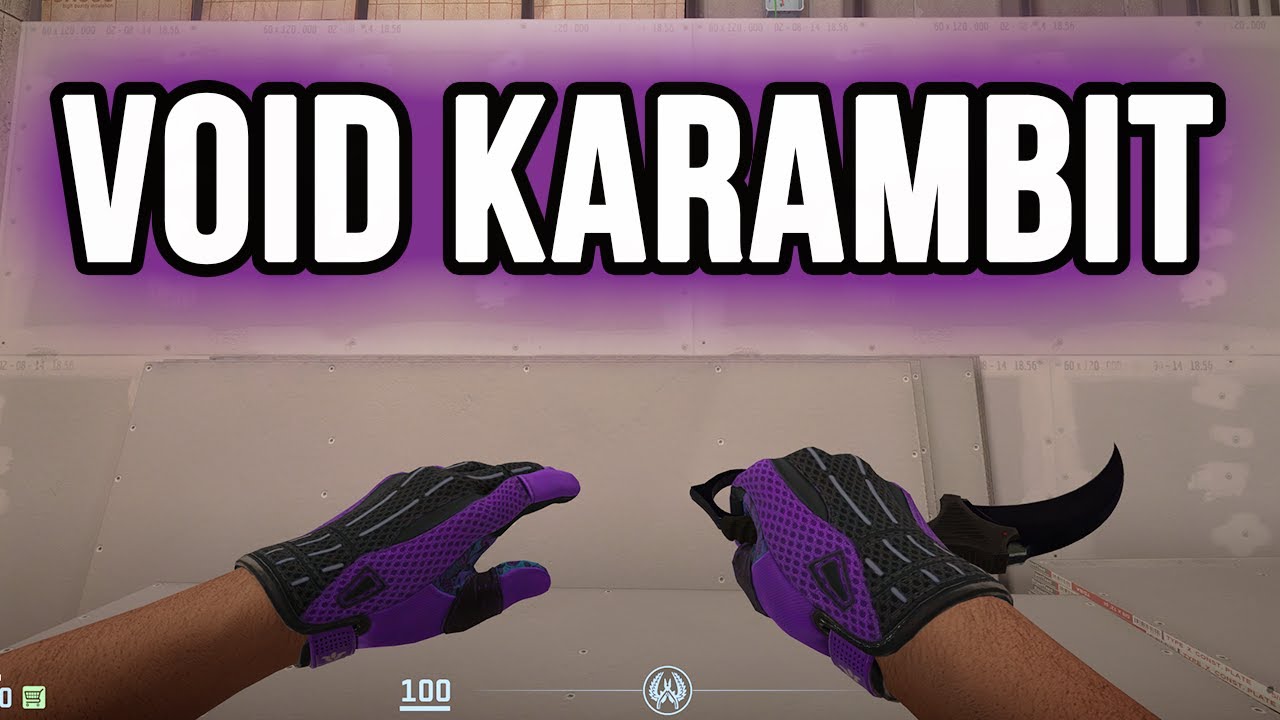 How to Get a Void Black Knife in CS2 That Absorbs 99.99% Light