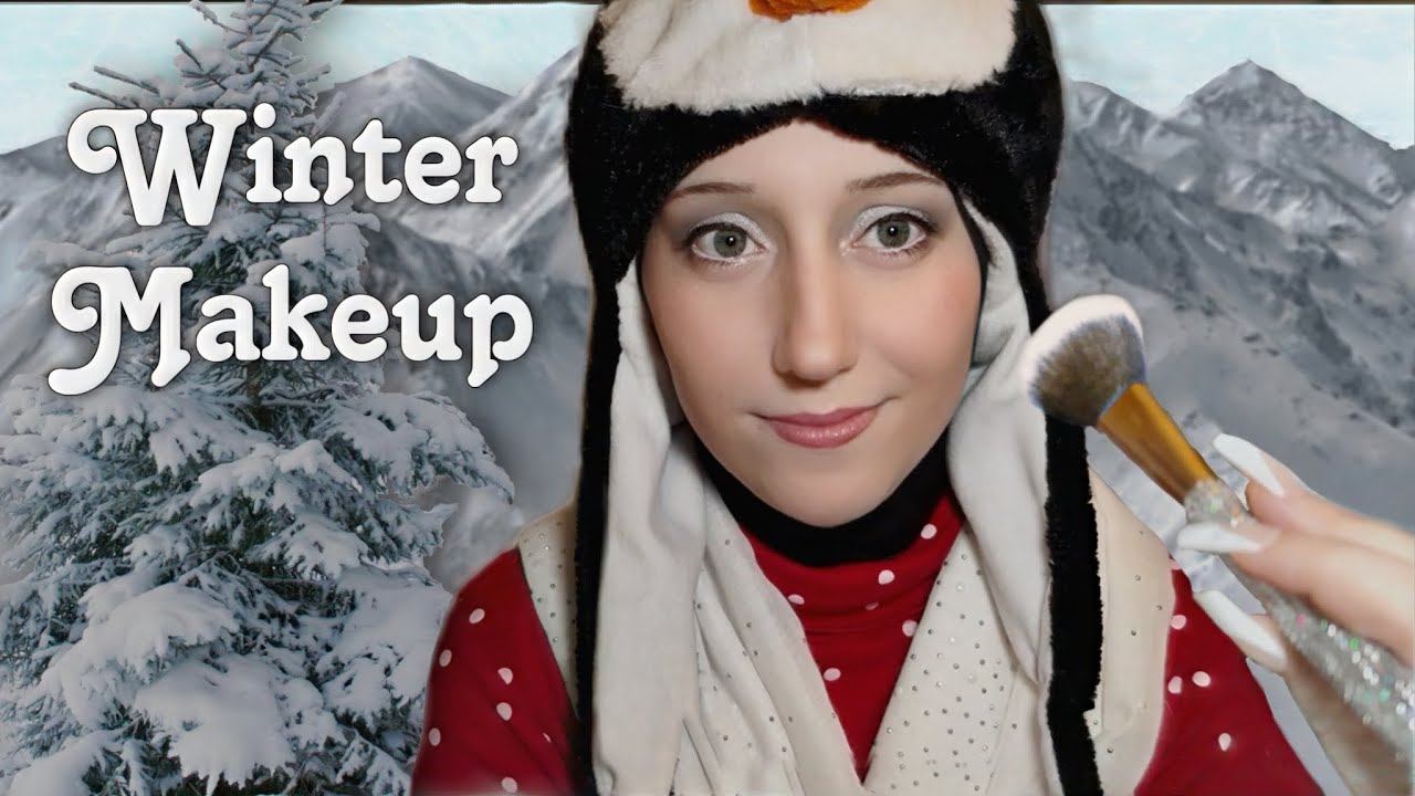 ASMR Doing Winter Makeup On My Sister