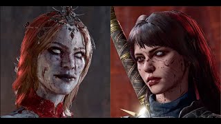 Orin x Dark Urge Bhaalspawn Sisters Confrontation, Duel & Resist Dark Urge Ending | Baldurs Gate 3