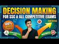 Reasoning Decision Making Question Practice Set | Decision Making Reasoning Tricks | SSC CGL , GD