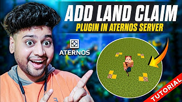 How To Add Land Claim Plugin in Aternos Server | How To Use Land Claim Plugin in Minecraft Aternos