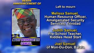 Mary Bernadette Samuel long