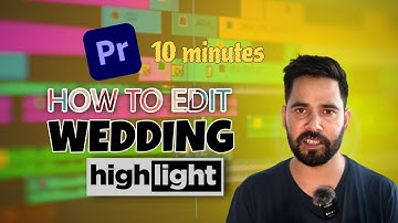 How To Edit Wedding Highlight | CRAZY HACK | Edit Wedding Highlight In 10 Min #premiere pro tutorial