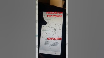 3 Step Google Account Bypass Hisense U40 #viral