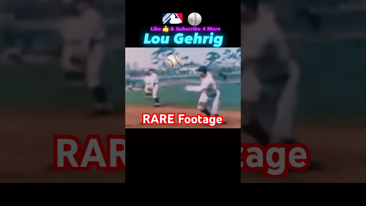 Lou Gehrig MLB Baseball Highlights 