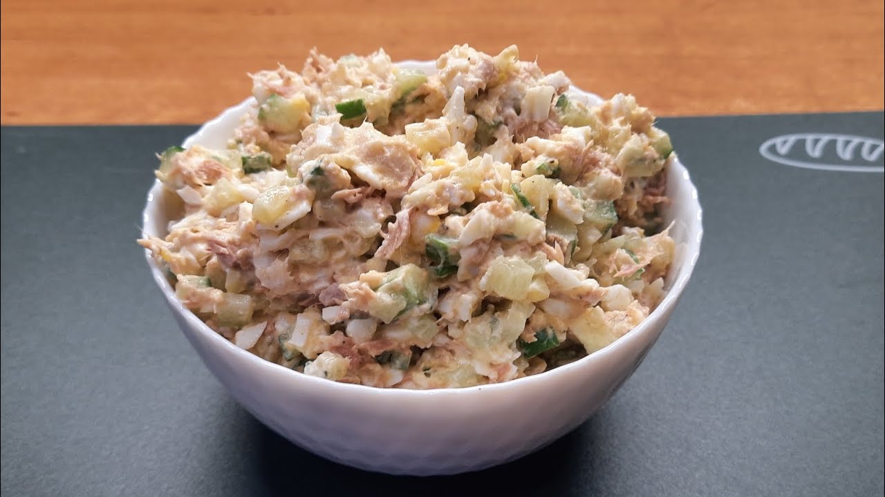 ТУНЕЦЬ🐟, ОГІРОК🥒, ЯЙЦЯ🍳...  САЛАТ + НАМАЗКА 😋😋😋😋