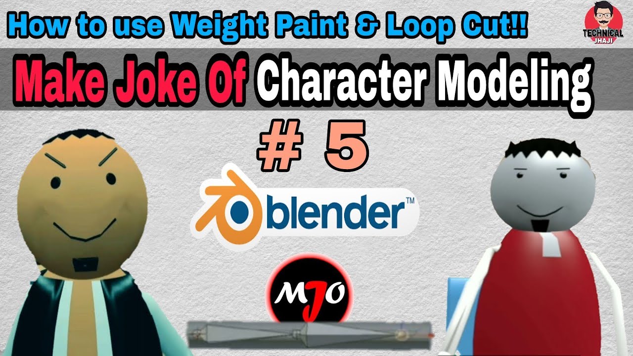 how-to-use-weight-paint-loop-cut-in-blender-3d-animation-tool-mjo