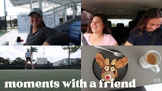 MOMENTS WITH A FRIEND: Miami Heat, Christmas pancakes and playing tennis