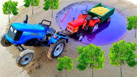 Diy tractor stuck in mud mini science project Part 42 || @topminiloading1935  ||