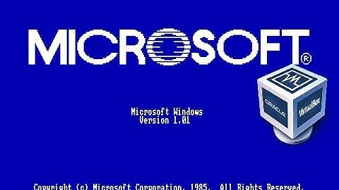 How To Install Windows 1.0 In Virtualbox